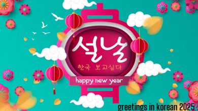 Happy lunar new year greetings in korean 2025