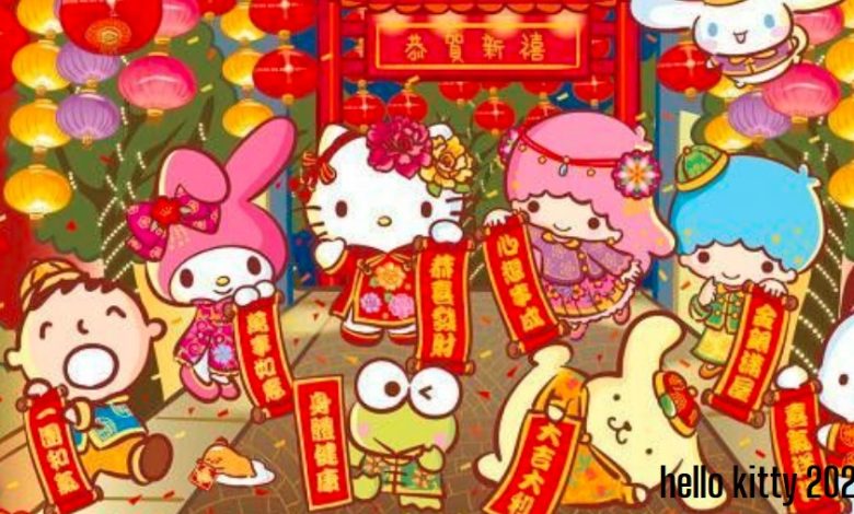 Happy lunar new year hello kitty 2025